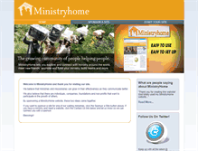 Tablet Screenshot of ministryhome.org